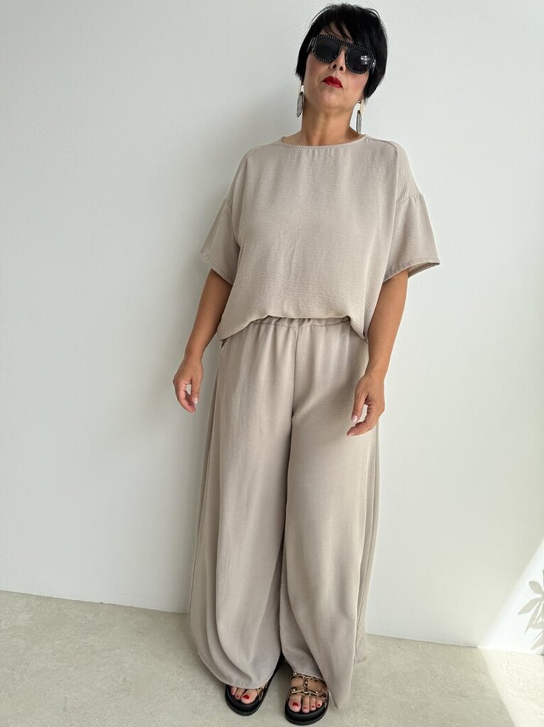 CordSet BlusaPanta BETTY - taupe 