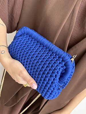 Borsa Crochet Clutch elettrico