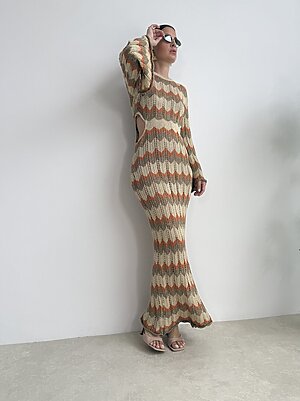 Abito sirena lurex