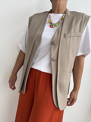 Gilet 2 bottoni doppio