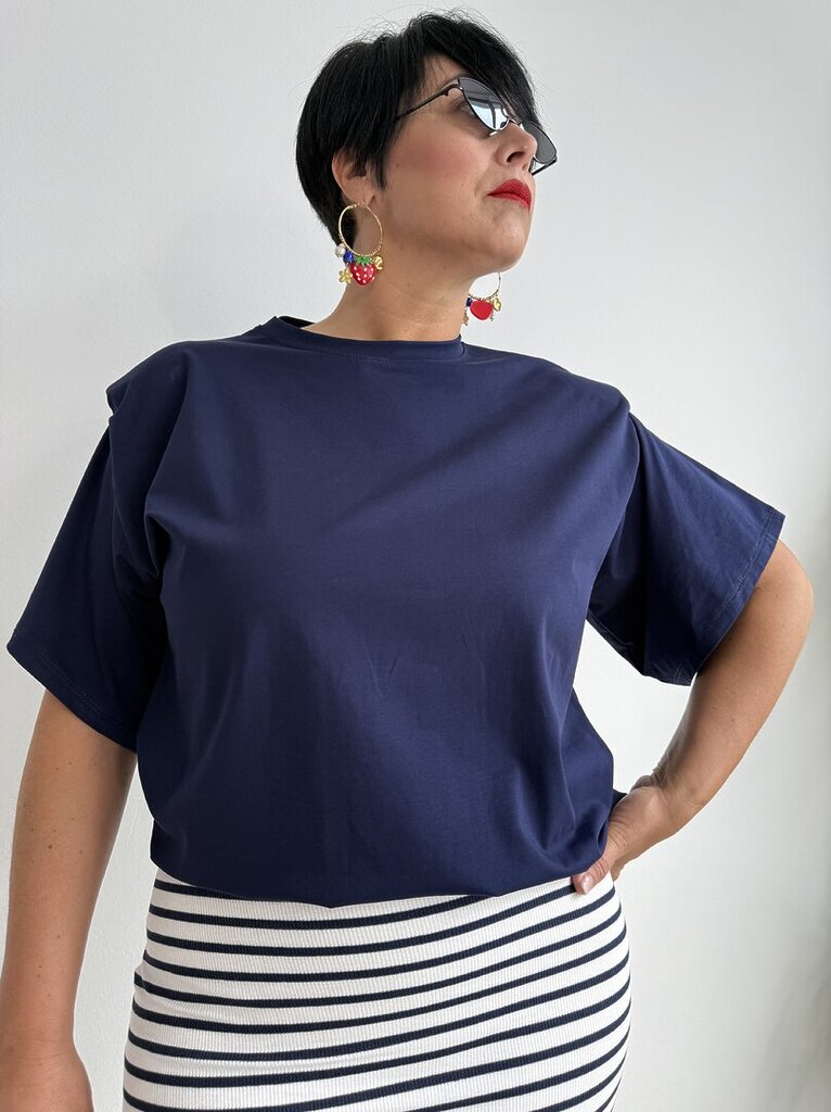 Ts scatola spallina - Blu 
