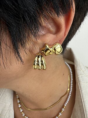 Orecchino Set Tris oro