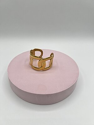 Bracciale catena rigido oro