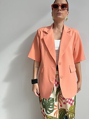 Blazer manica corta