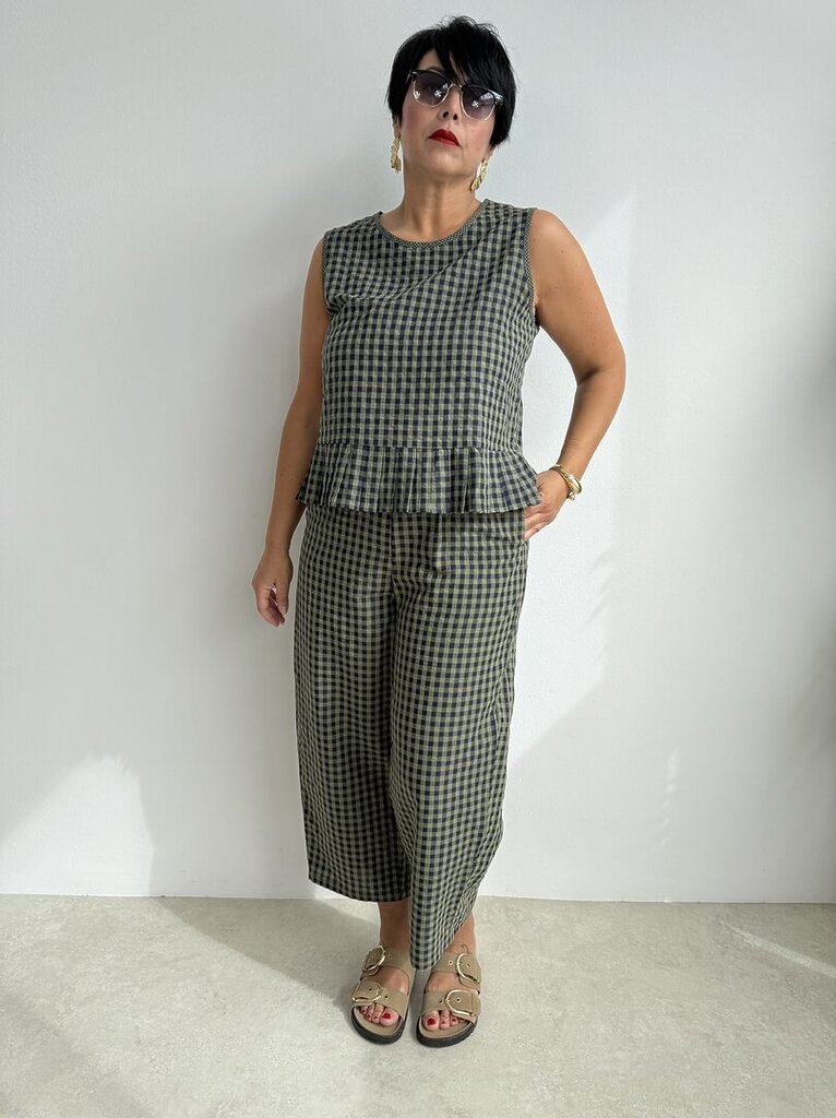 Panta ovetto Set VICHY - Verde 