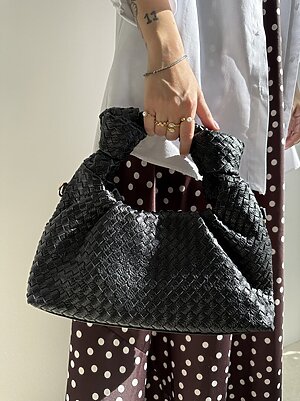 Bag VENETA intreccio nero