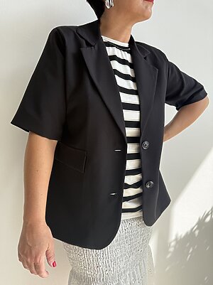 Blazer manica corta