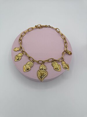 Collana Cuore full oro