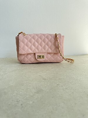 Borsa PARIS trapunto large rosa
