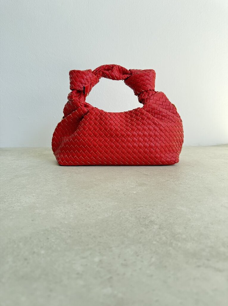 Bag VENETA intreccio rosso 