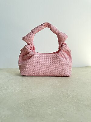 Bag VENETA intreccio rosa