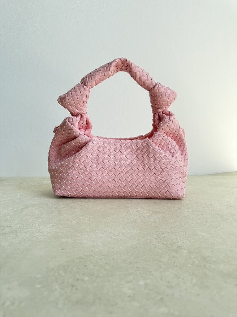 Bag VENETA intreccio rosa 