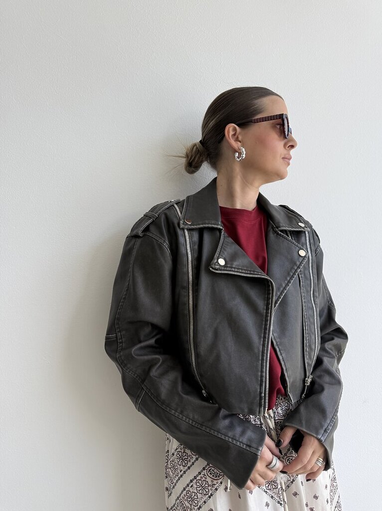 Chiodo vintage crop 