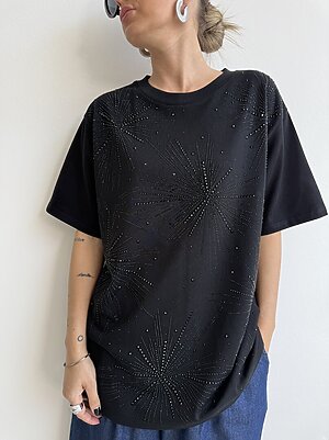 TS strass nero stars