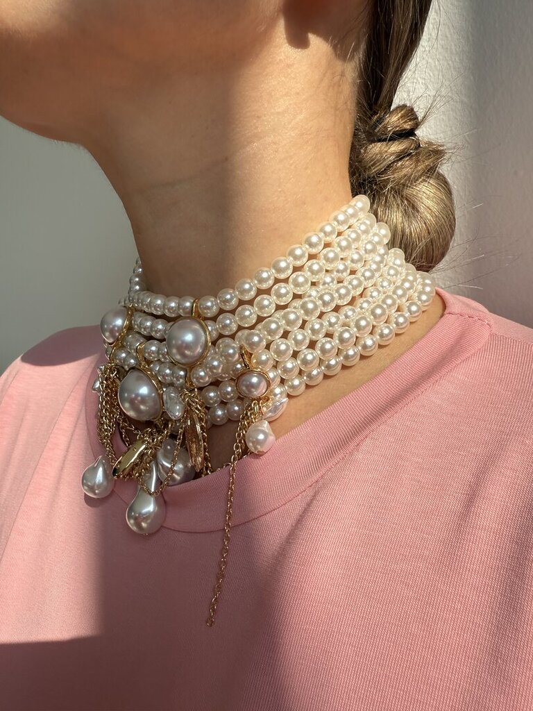 Chocker perle bijoux 