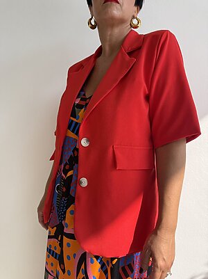 Blazer manica corta